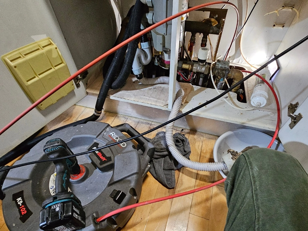 플렉스 샤프트 + 내시경 동시 작업