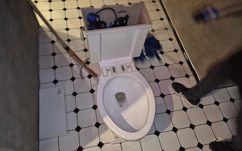 하수구 막힘 현장